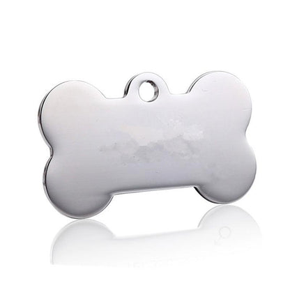 Customizable Stainless Steel Pet Id Tags: Keep Your Furry Friend Safe And Stylish!-1