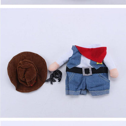 Denim Cowboy Pet Costume-4