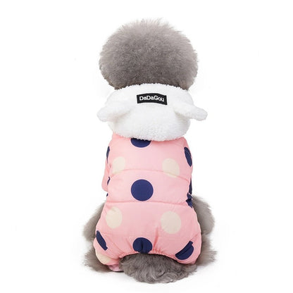 Dog Clothes Winter Pet Padded Vest Thickened Warm Jacket Costume Soft Pet Coat for Small Medium Dogs Cats Pets Outdoor Supplies-1