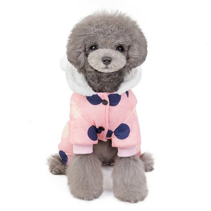 Dog Clothes Winter Pet Padded Vest Thickened Warm Jacket Costume Soft Pet Coat for Small Medium Dogs Cats Pets Outdoor Supplies-6