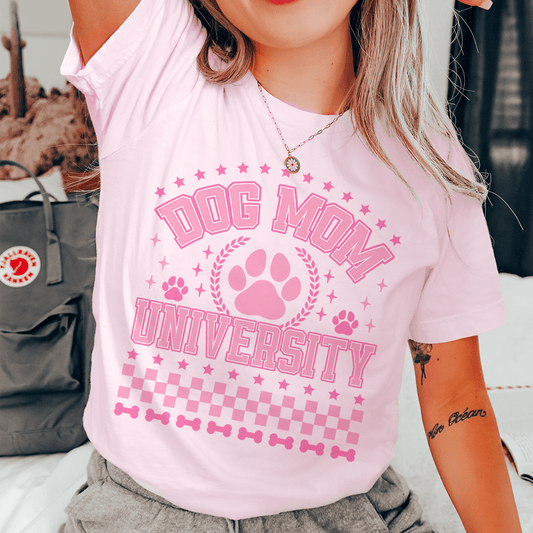 Dog Mom University Tee-0