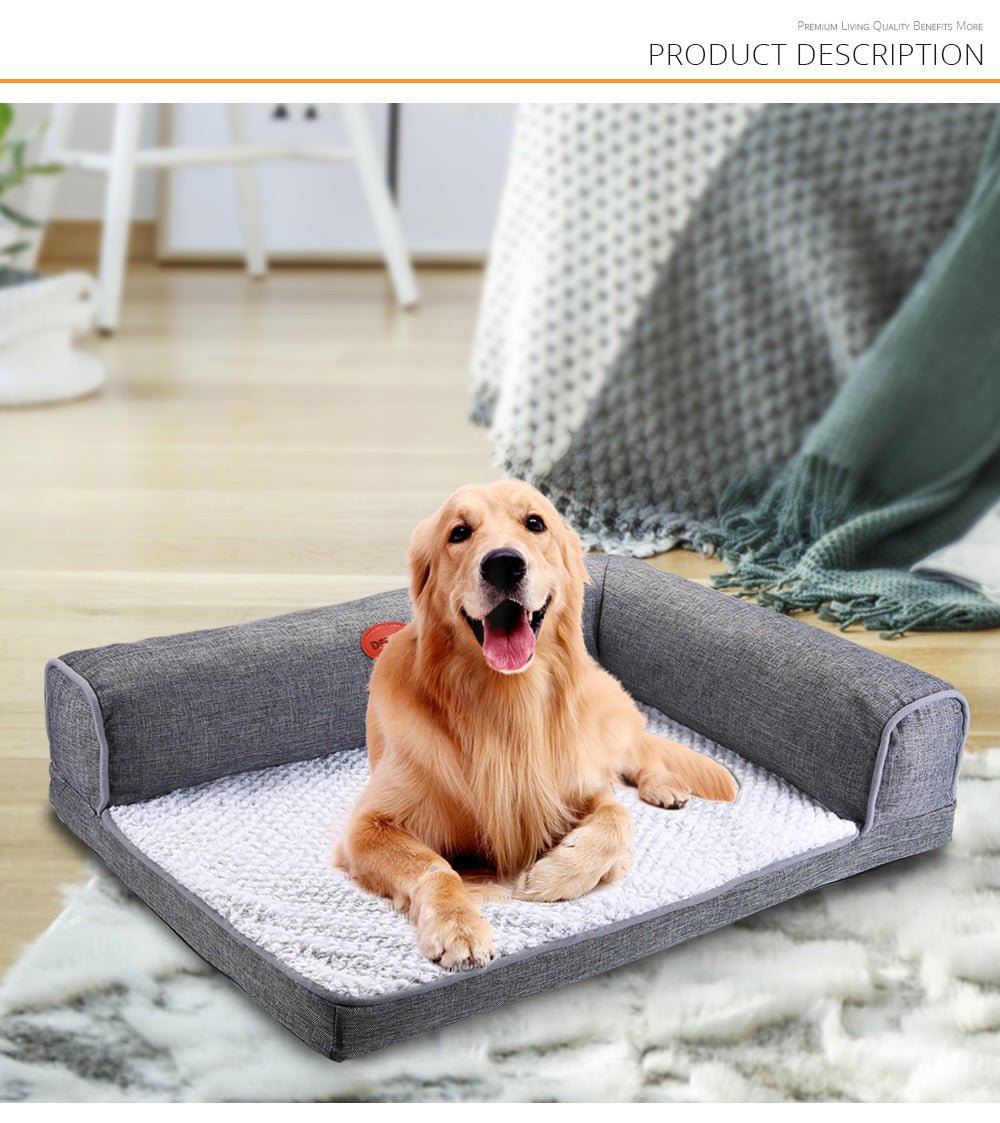 Dog Sofa Bed Soft Waterproof Warm Cushion Cat House Bed Puppy Sleeping Hondenmand Cushion Mat Pet Supplies-1