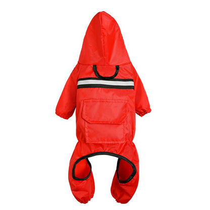 Reflective Pet Raincoat: Keep Your Furry Friend Safe And Dry-3