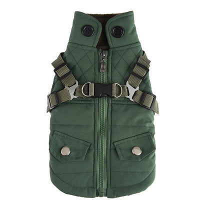 Winter Warmth Zipper Dog Jacket - Stylish And Cozy Pet Apparel-7