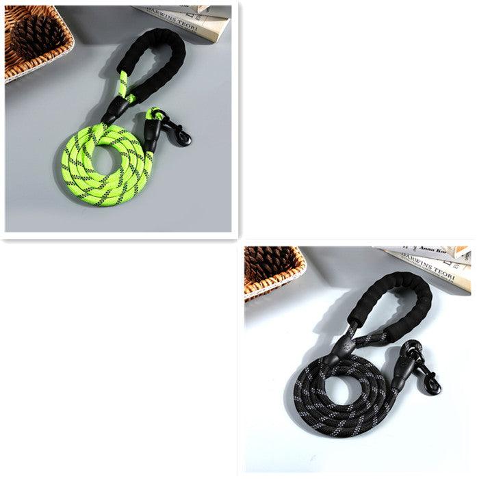 Nightglow Reflective Round Rope Dog Leash-7