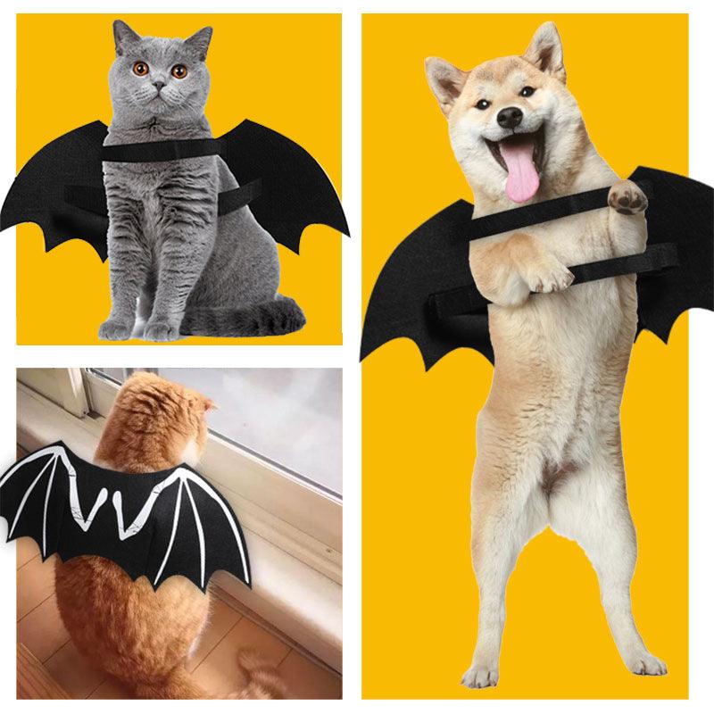 Luminous Bat Wings Dog Costume - Transform Your Pup Into A Mysterious Creature!-2