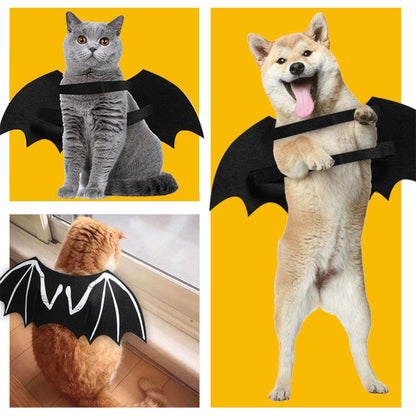 Luminous Bat Wings Dog Costume - Transform Your Pup Into A Mysterious Creature!-2