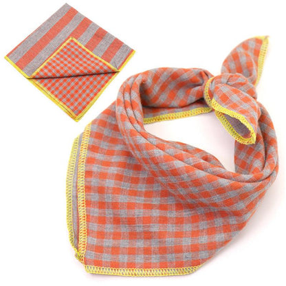 Fashionable Double Sided Cotton Pet Scarf-15