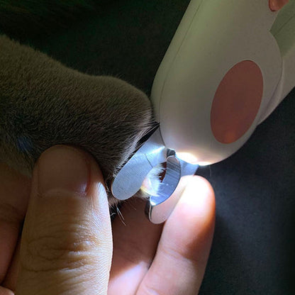 Pet Nail Clipper Dog Cat Cutter Beauty Scissors LED Lighting Puppy Kitten Grooming Claw Nails Cutting Machine Professional Newes-4