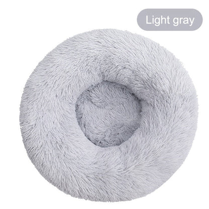 Soft Pet Dog Bed Round Winter warm Long Plush Dog House Cushion Cat Beds Mats Sofa for Samll large Dogs kennel Pet supplies-11