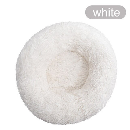 Soft Pet Dog Bed Round Winter warm Long Plush Dog House Cushion Cat Beds Mats Sofa for Samll large Dogs kennel Pet supplies-13